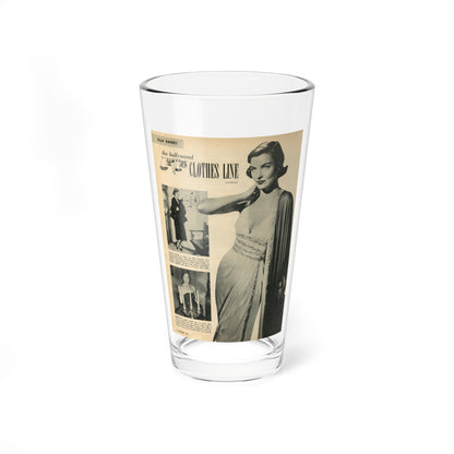 Ella Raines #202 (Vintage Female Icon) Pint Glass 16oz-16oz-Go Mug Yourself