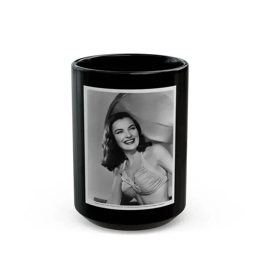 Ella Raines #203 (Vintage Female Icon) Black Coffee Mug 15oz - Go Mug Yourself