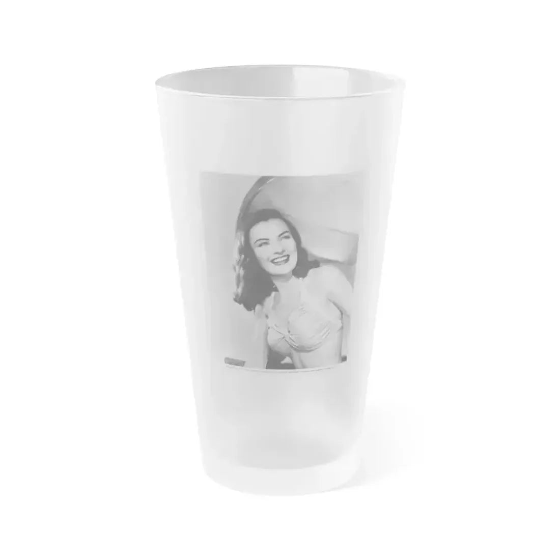 Ella Raines #203 (Vintage Female Icon) Frosted Pint Glass 16oz 16oz Frosted - Go Mug Yourself