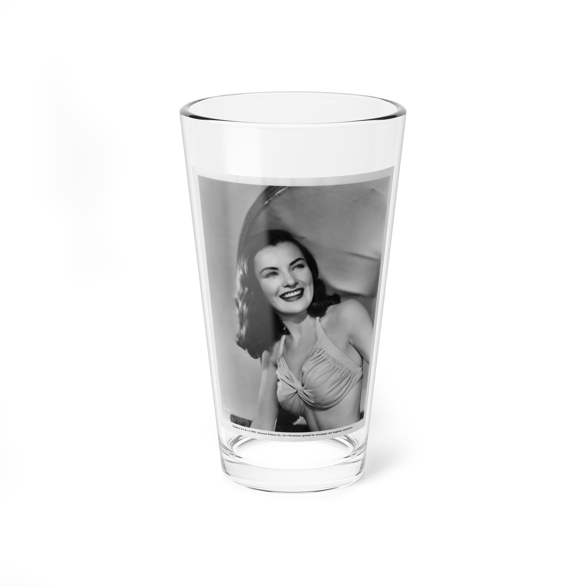 Ella Raines #203 (Vintage Female Icon) Pint Glass 16oz-16oz-Go Mug Yourself