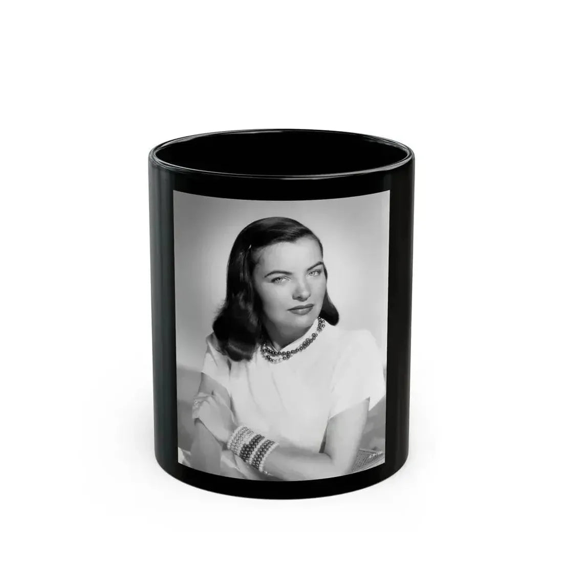 Ella Raines #207 (Vintage Female Icon) Black Coffee Mug 11oz - Go Mug Yourself