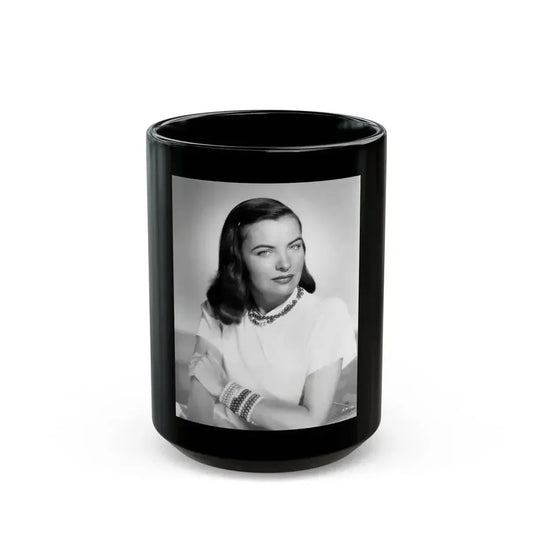 Ella Raines #207 (Vintage Female Icon) Black Coffee Mug 15oz - Go Mug Yourself
