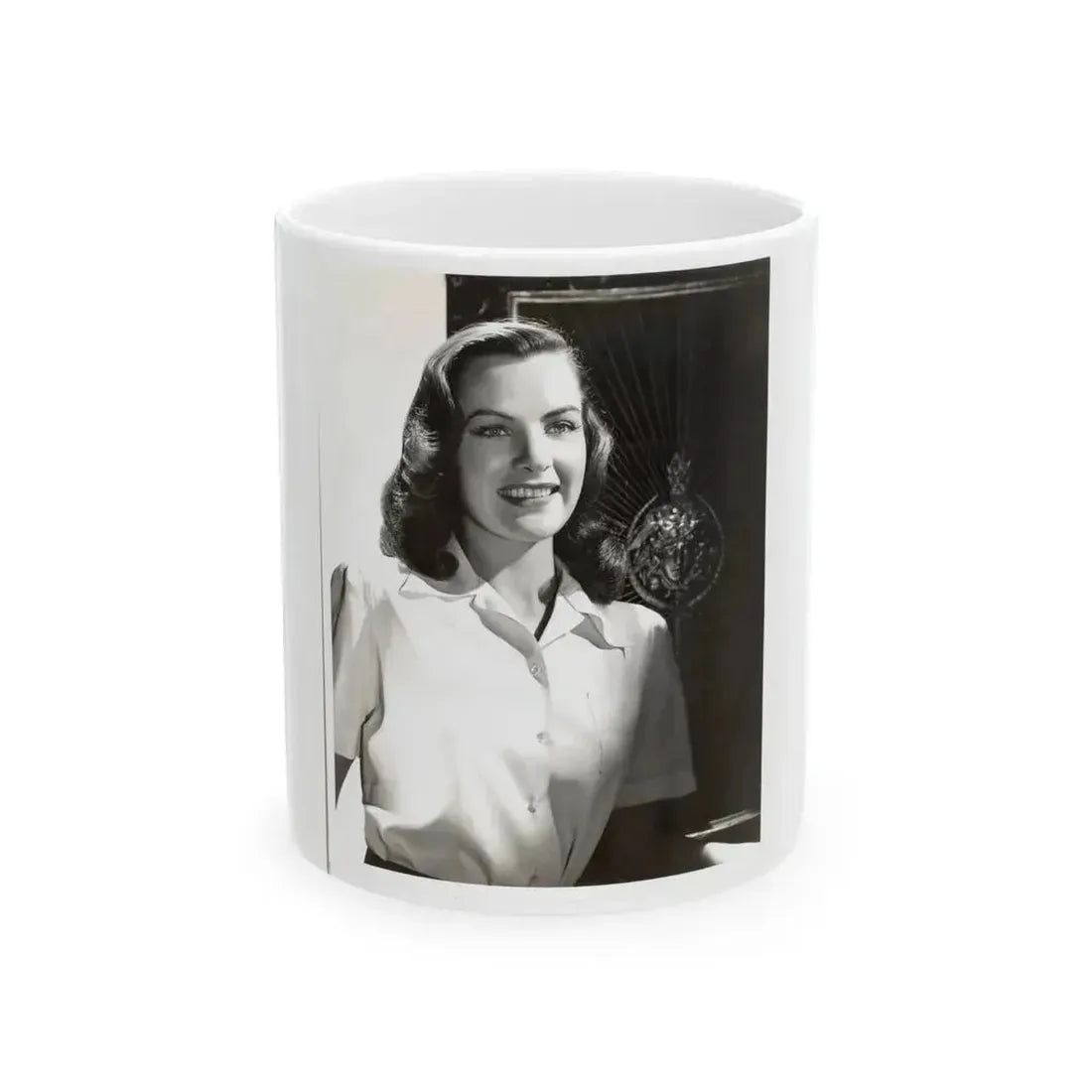 Ella Raines #208 (Vintage Female Icon) White Coffee Mug 11oz - Go Mug Yourself