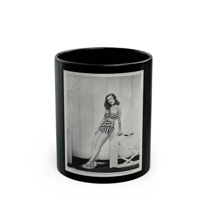 Ella Raines #210 (Vintage Female Icon) Black Coffee Mug 11oz - Go Mug Yourself