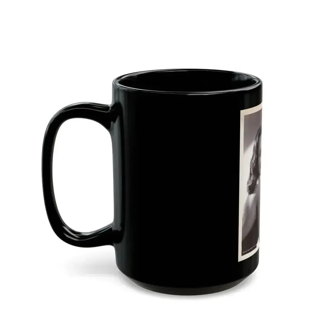 Ella Raines #217 (Vintage Female Icon) Black Coffee Mug - Go Mug Yourself