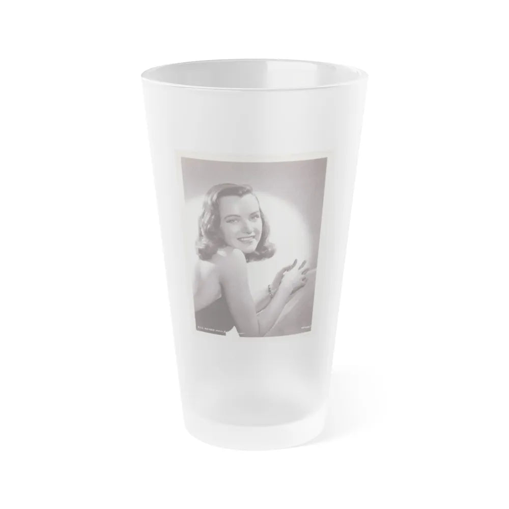 Ella Raines #217 (Vintage Female Icon) Frosted Pint Glass 16oz-16oz-Frosted-Go Mug Yourself