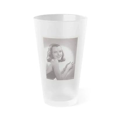 Ella Raines #217 (Vintage Female Icon) Frosted Pint Glass 16oz 16oz Frosted - Go Mug Yourself