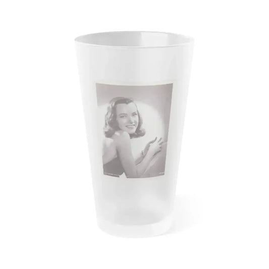 Ella Raines #217 (Vintage Female Icon) Frosted Pint Glass 16oz 16oz Frosted - Go Mug Yourself