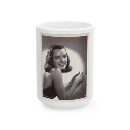Ella Raines #217 (Vintage Female Icon) White Coffee Mug 15oz - Go Mug Yourself