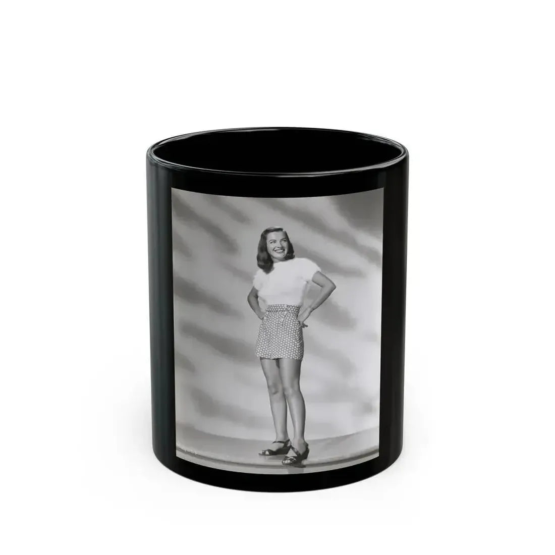 Ella Raines #218 (Vintage Female Icon) Black Coffee Mug 11oz - Go Mug Yourself