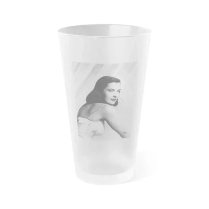 Ella Raines #226 (Vintage Female Icon) Frosted Pint Glass 16oz 16oz Frosted - Go Mug Yourself