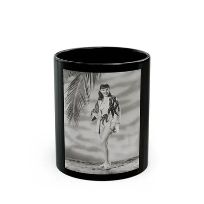 Ella Raines #227 (Vintage Female Icon) Black Coffee Mug 11oz - Go Mug Yourself