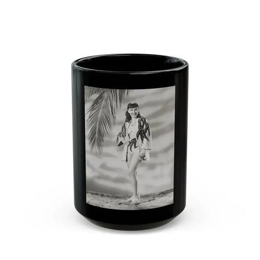 Ella Raines #227 (Vintage Female Icon) Black Coffee Mug 15oz - Go Mug Yourself