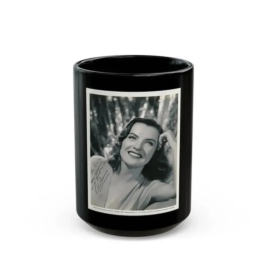 Ella Raines #238 (Vintage Female Icon) Black Coffee Mug 15oz - Go Mug Yourself