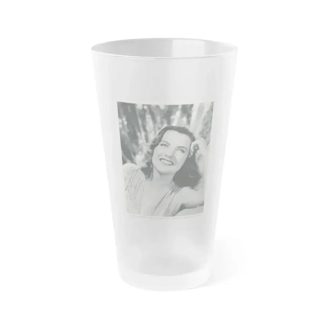 Ella Raines #238 (Vintage Female Icon) Frosted Pint Glass 16oz 16oz Frosted - Go Mug Yourself