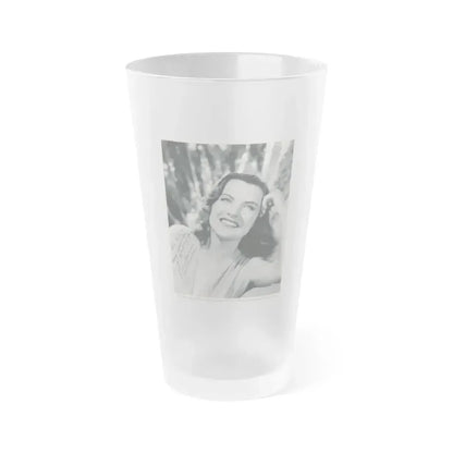 Ella Raines #238 (Vintage Female Icon) Frosted Pint Glass 16oz 16oz Frosted - Go Mug Yourself