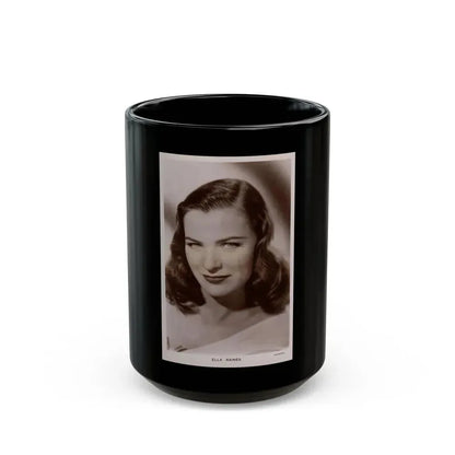 Ella Raines #239 (Vintage Female Icon) Black Coffee Mug 15oz - Go Mug Yourself