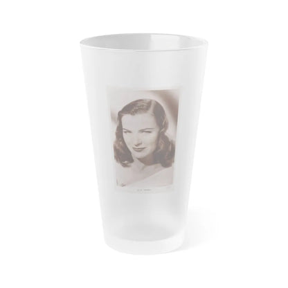 Ella Raines #239 (Vintage Female Icon) Frosted Pint Glass 16oz-16oz-Frosted-Go Mug Yourself