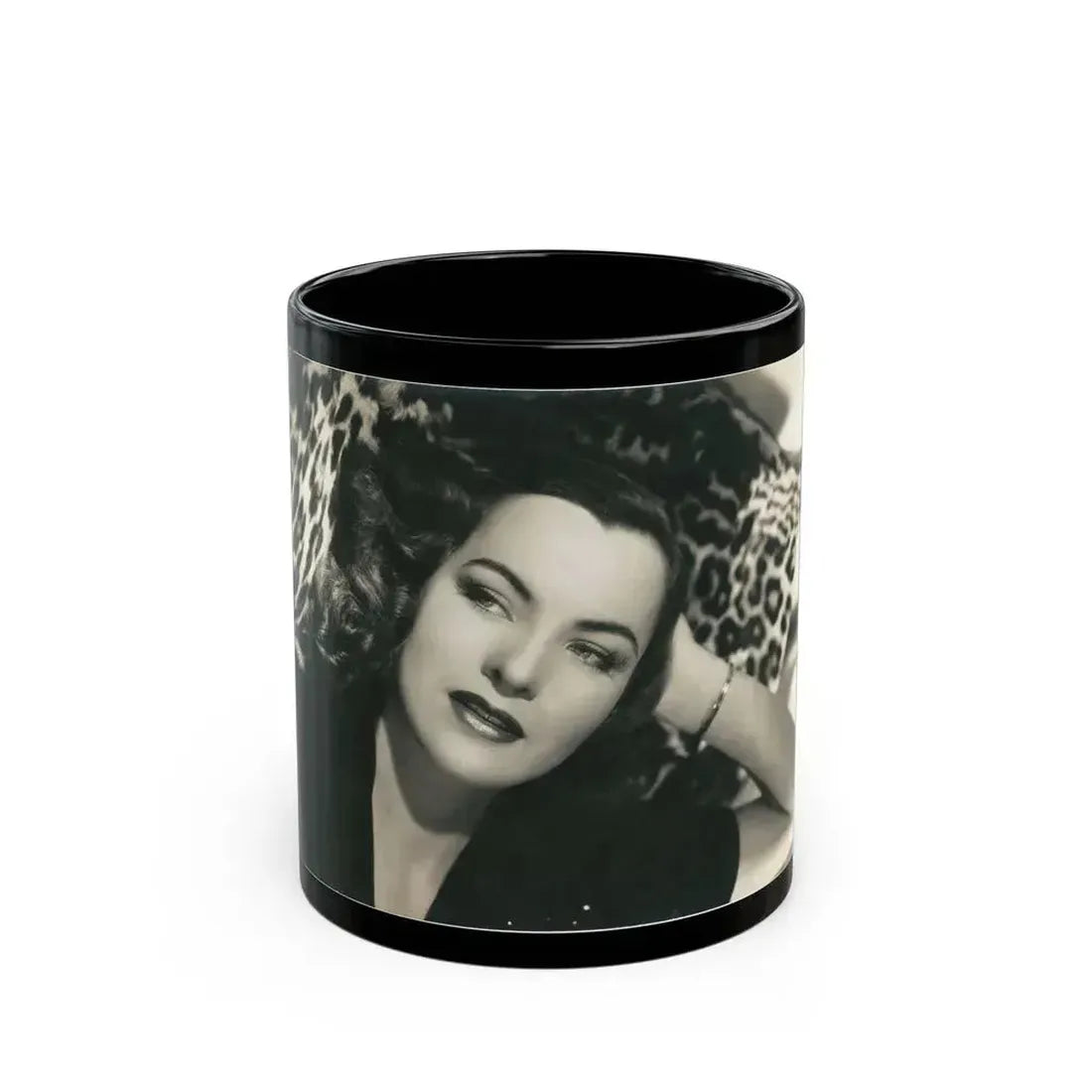 Ella Raines #240 (Vintage Female Icon) Black Coffee Mug 11oz - Go Mug Yourself