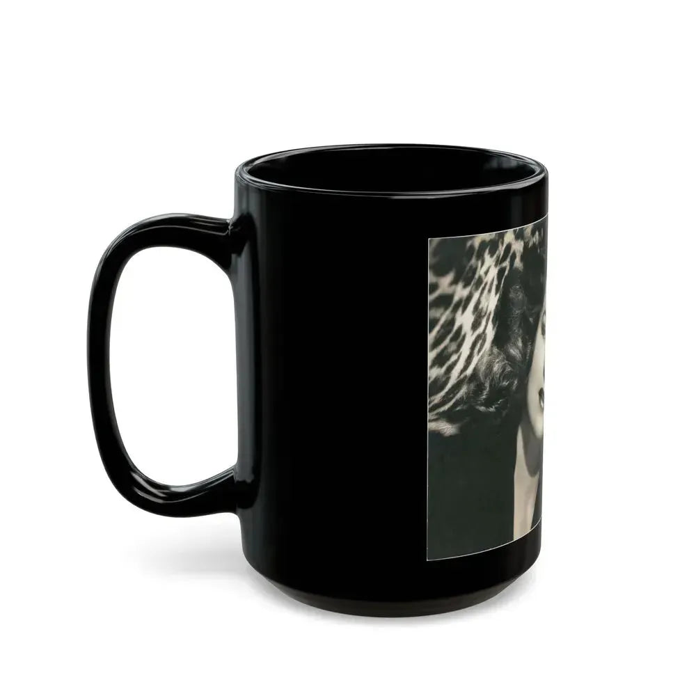 Ella Raines #240 (Vintage Female Icon) Black Coffee Mug - Go Mug Yourself