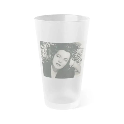 Ella Raines #240 (Vintage Female Icon) Frosted Pint Glass 16oz 16oz Frosted - Go Mug Yourself