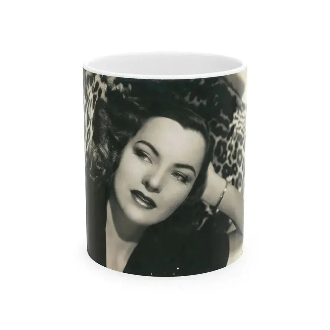 Ella Raines #240 (Vintage Female Icon) White Coffee Mug 11oz - Go Mug Yourself