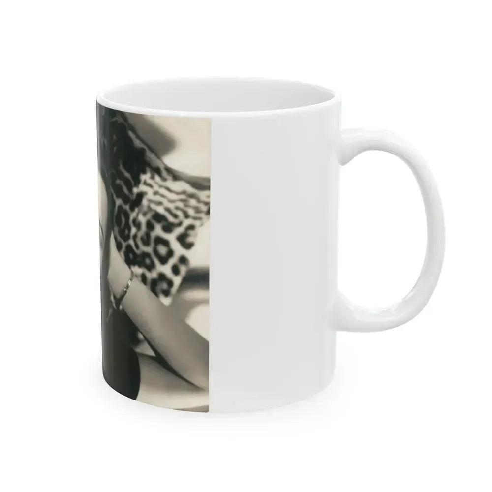 Ella Raines #240 (Vintage Female Icon) White Coffee Mug - Go Mug Yourself