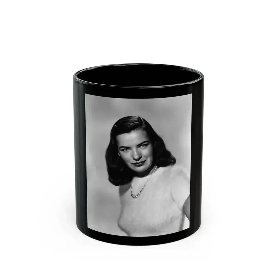 Ella Raines #25 (Vintage Female Icon) Black Coffee Mug 11oz - Go Mug Yourself