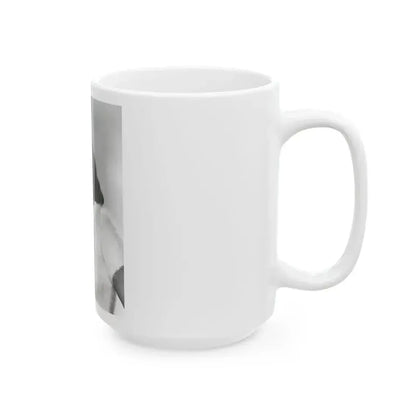 Ella Raines #25 (Vintage Female Icon) White Coffee Mug - Go Mug Yourself