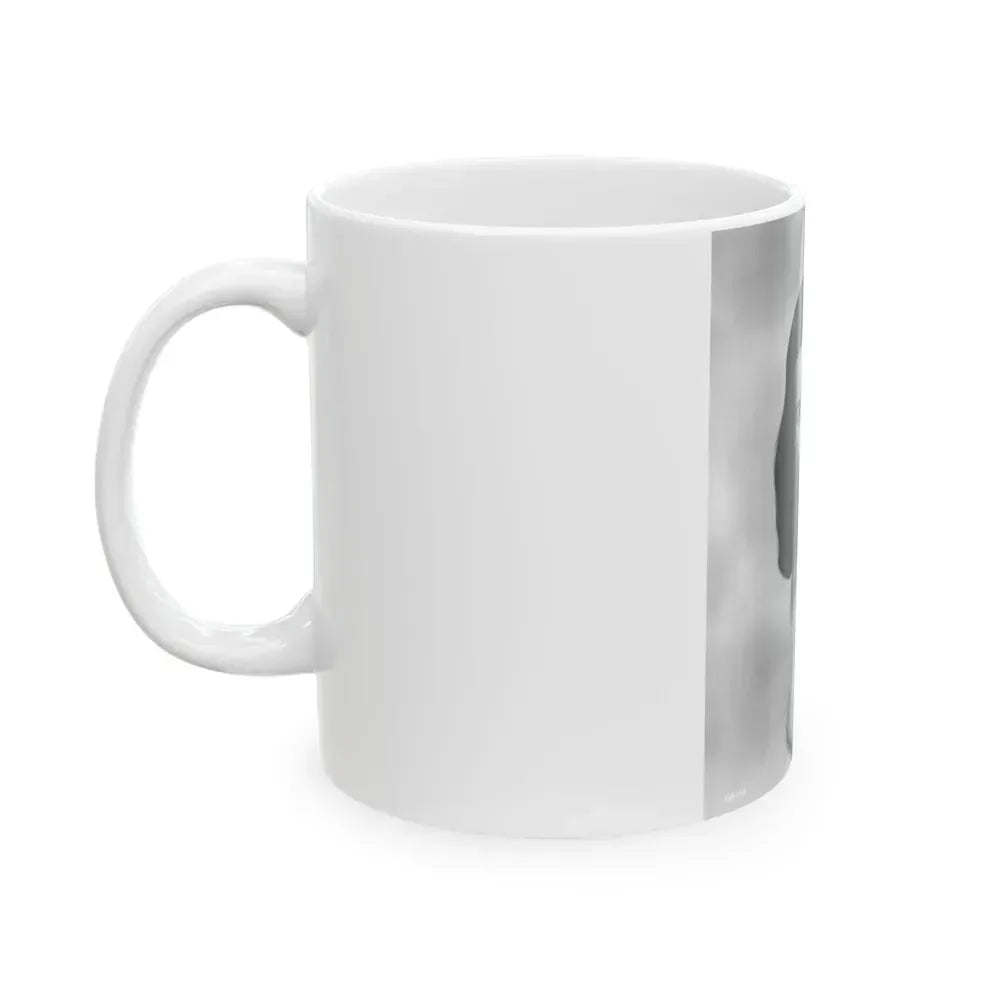 Ella Raines #25 (Vintage Female Icon) White Coffee Mug - Go Mug Yourself