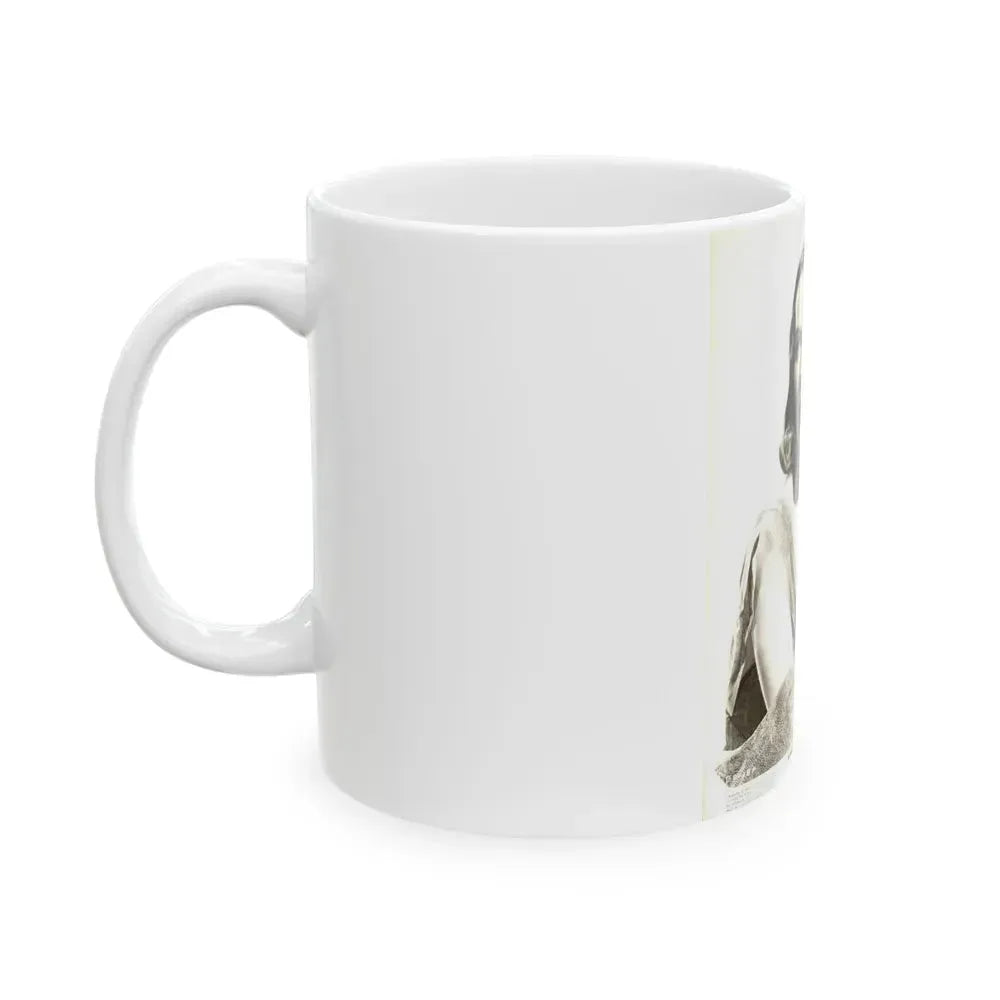 Ella Raines #35 (Vintage Female Icon) White Coffee Mug - Go Mug Yourself