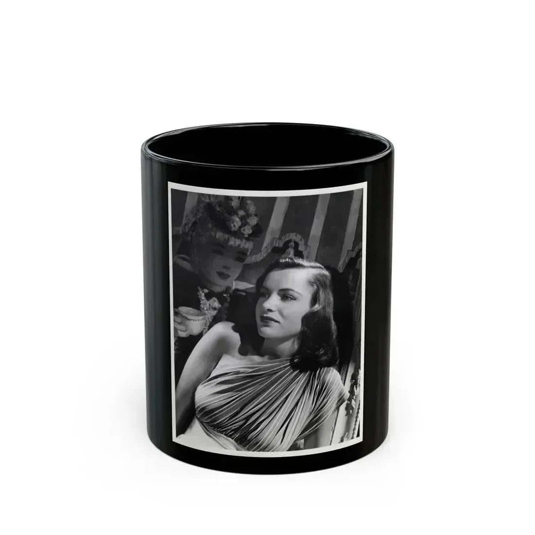 Ella Raines #40 (Vintage Female Icon) Black Coffee Mug 11oz - Go Mug Yourself