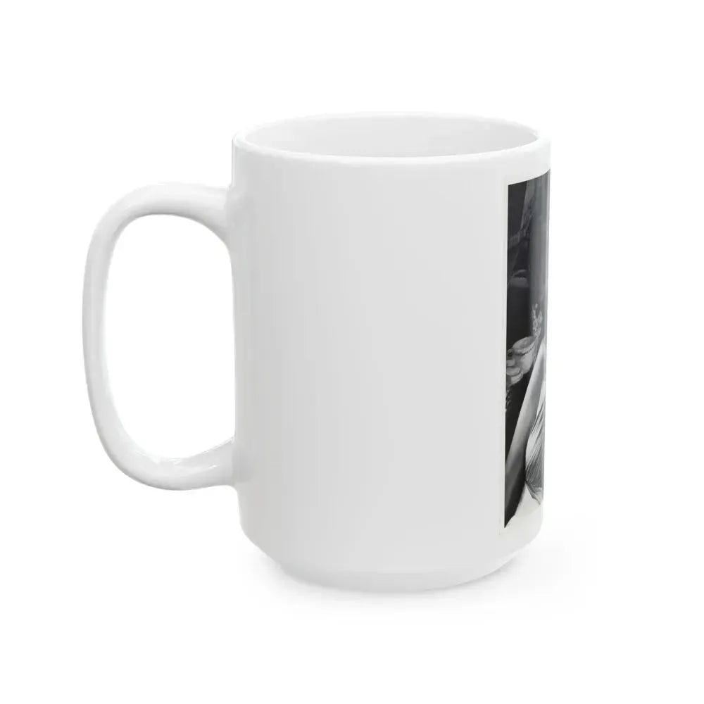Ella Raines #40 (Vintage Female Icon) White Coffee Mug - Go Mug Yourself