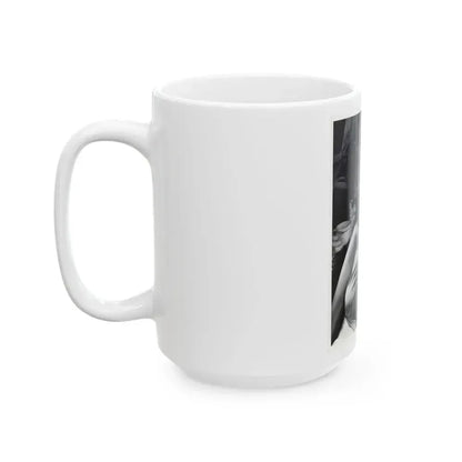 Ella Raines #40 (Vintage Female Icon) White Coffee Mug - Go Mug Yourself
