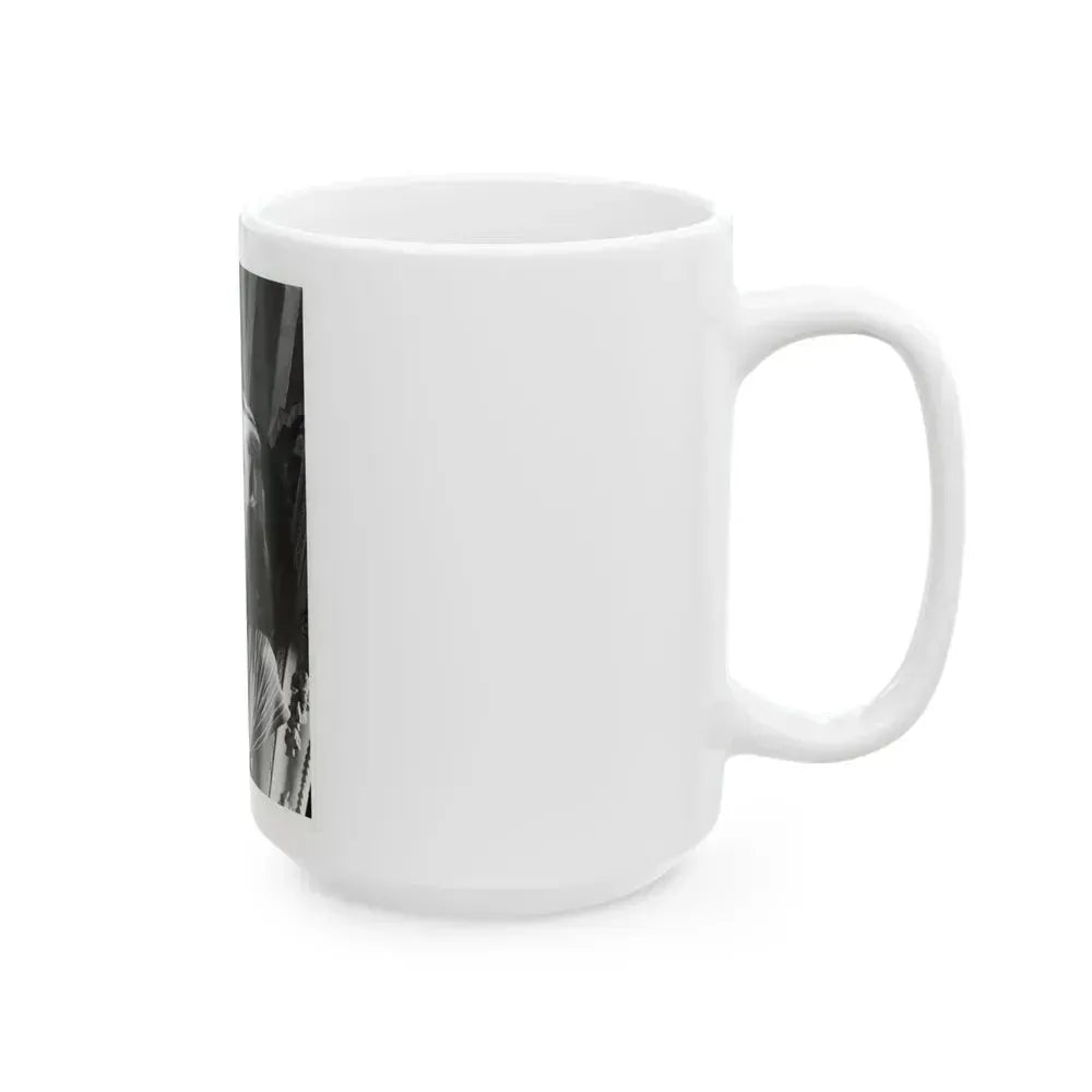 Ella Raines #40 (Vintage Female Icon) White Coffee Mug - Go Mug Yourself
