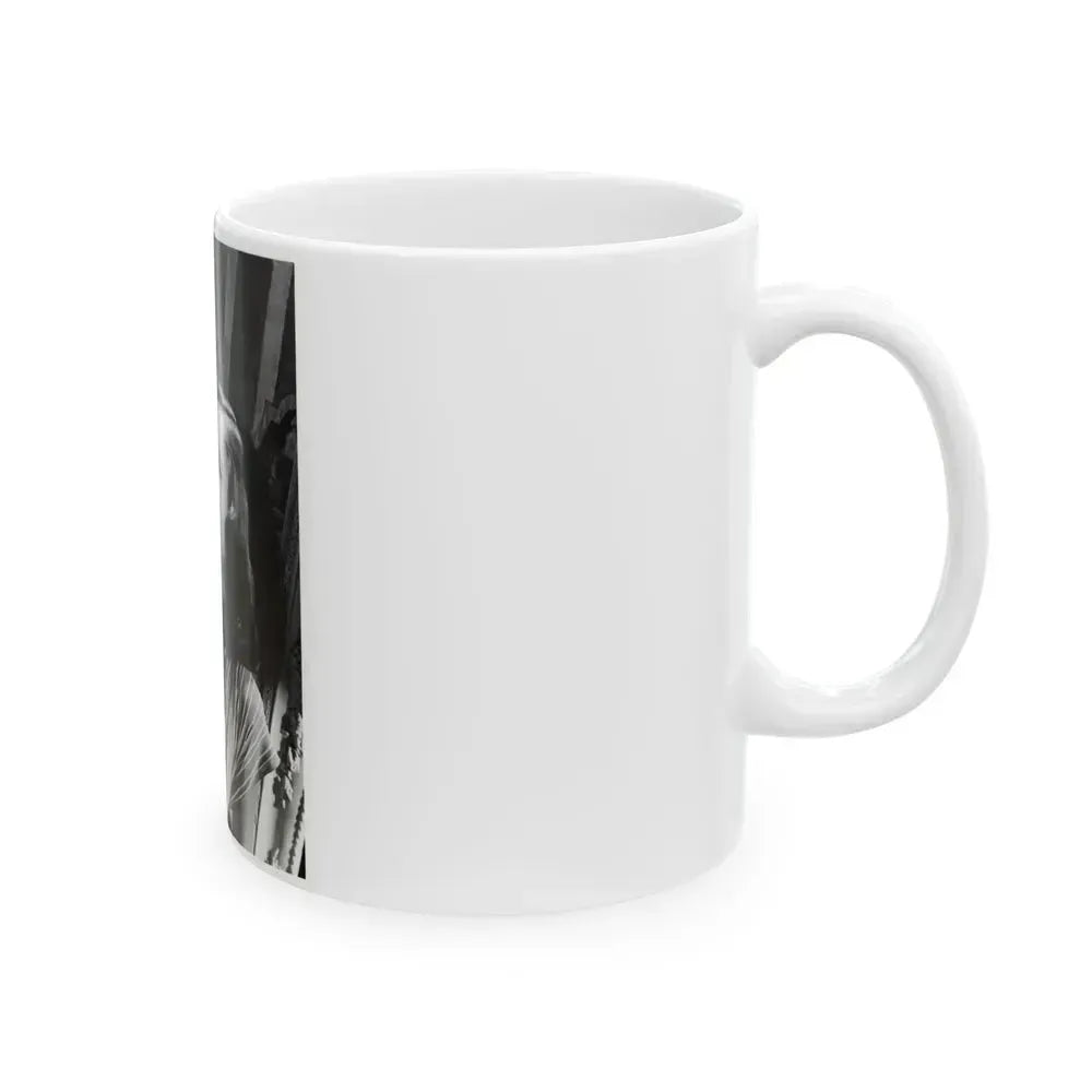 Ella Raines #40 (Vintage Female Icon) White Coffee Mug - Go Mug Yourself