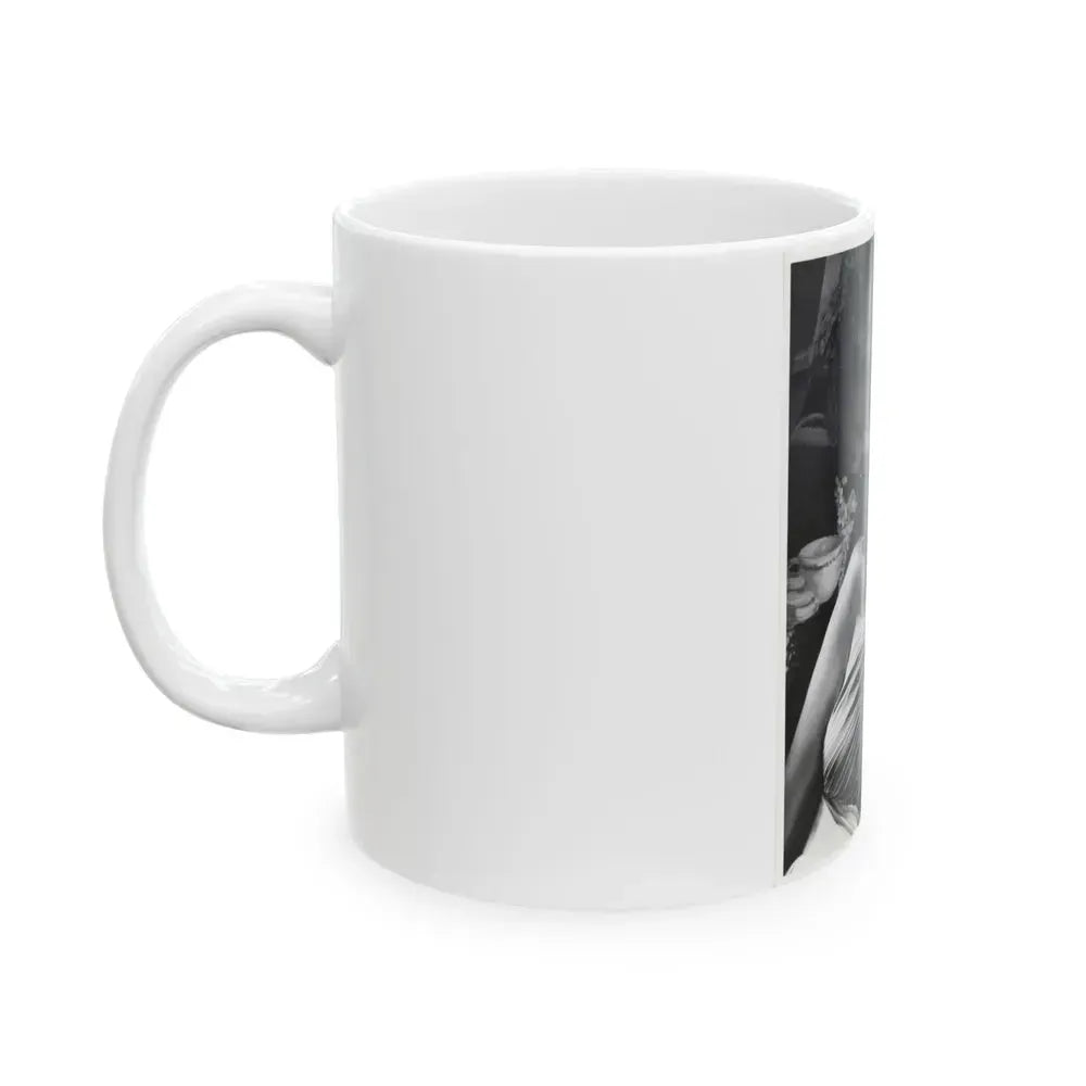 Ella Raines #40 (Vintage Female Icon) White Coffee Mug - Go Mug Yourself