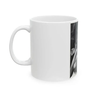 Ella Raines #40 (Vintage Female Icon) White Coffee Mug - Go Mug Yourself