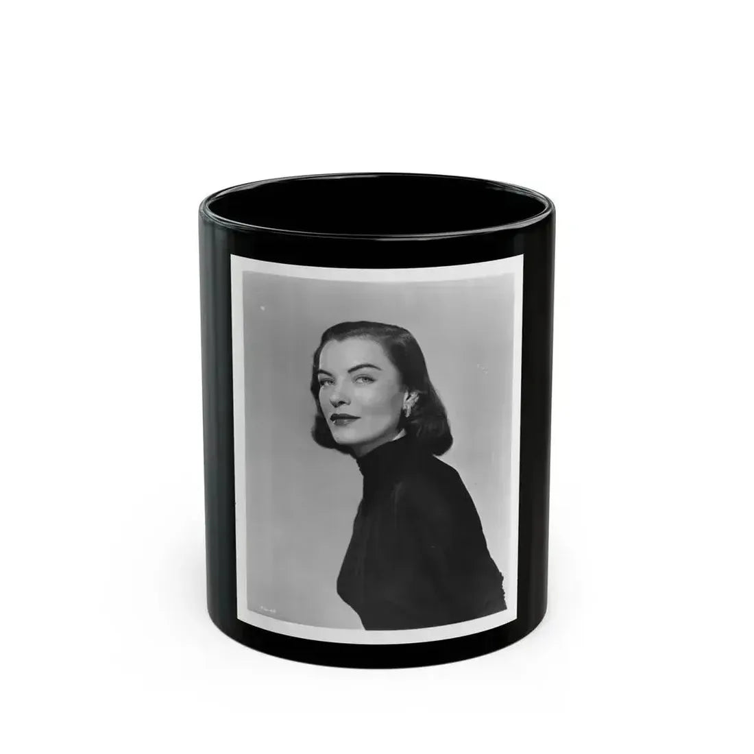 Ella Raines #46 (Vintage Female Icon) Black Coffee Mug 11oz - Go Mug Yourself