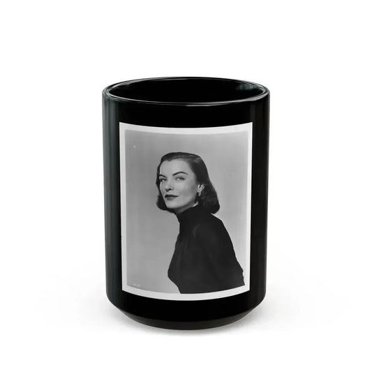 Ella Raines #46 (Vintage Female Icon) Black Coffee Mug 15oz - Go Mug Yourself