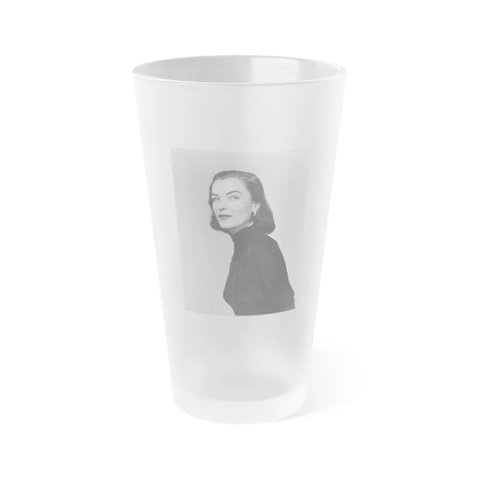 Ella Raines #46 (Vintage Female Icon) Frosted Pint Glass 16oz-16oz-Frosted-Go Mug Yourself