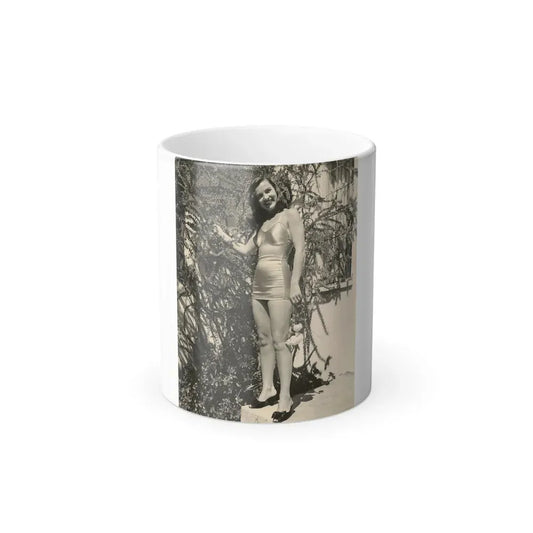 Ella Raines #47 (Vintage Female Icon) Color Changing Coffee Mug 11oz - Go Mug Yourself