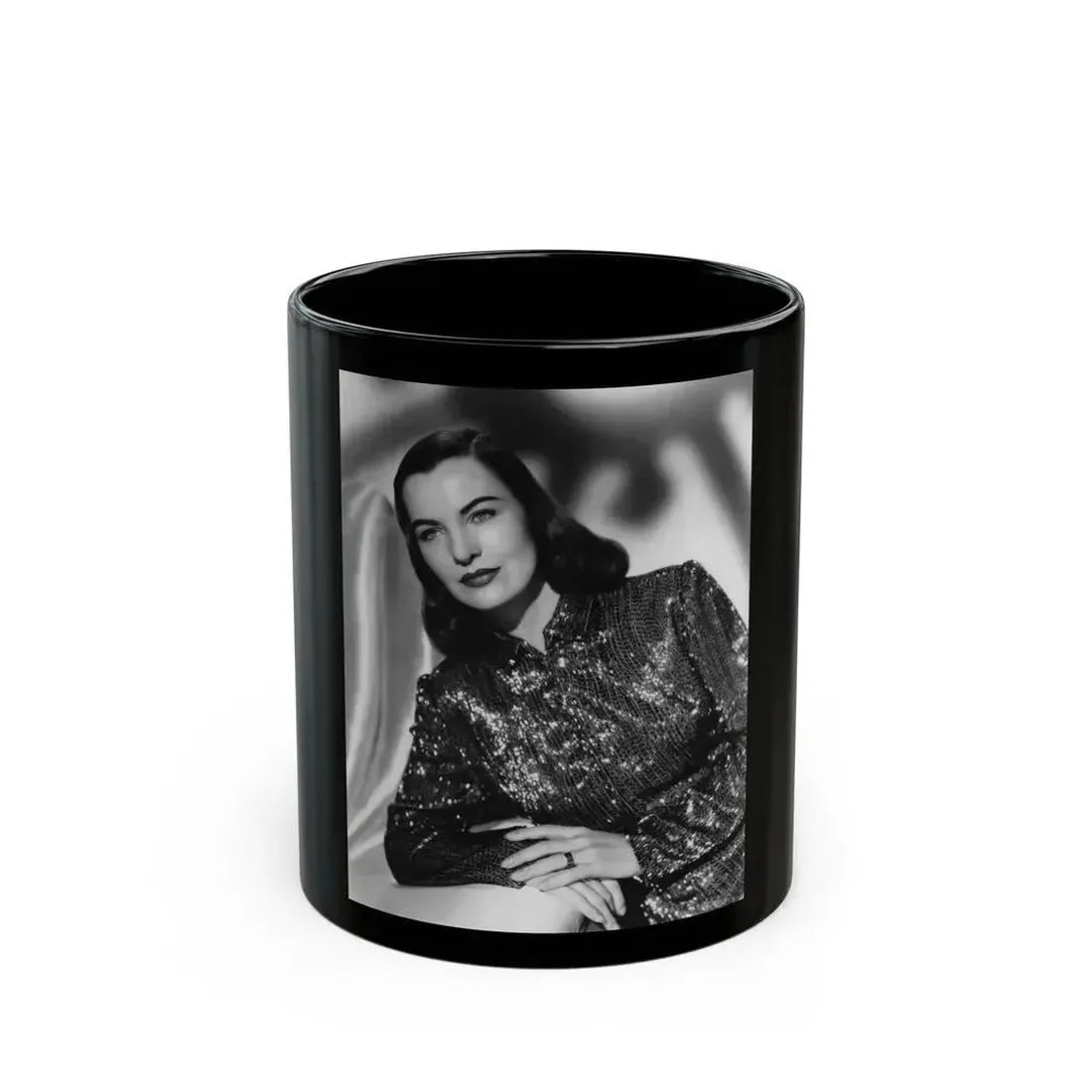 Ella Raines #72 (Vintage Female Icon) Black Coffee Mug 11oz - Go Mug Yourself