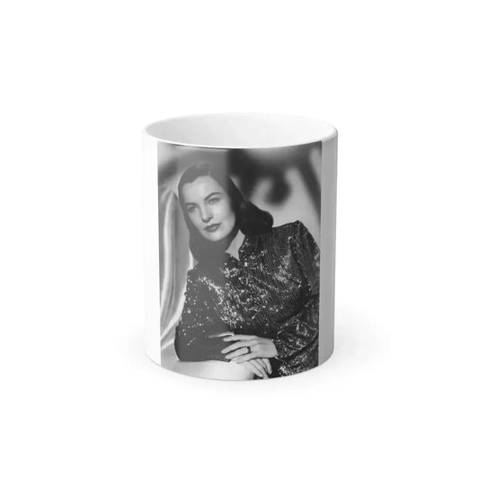 Ella Raines #72 (Vintage Female Icon) Color Changing Coffee Mug 11oz - Go Mug Yourself