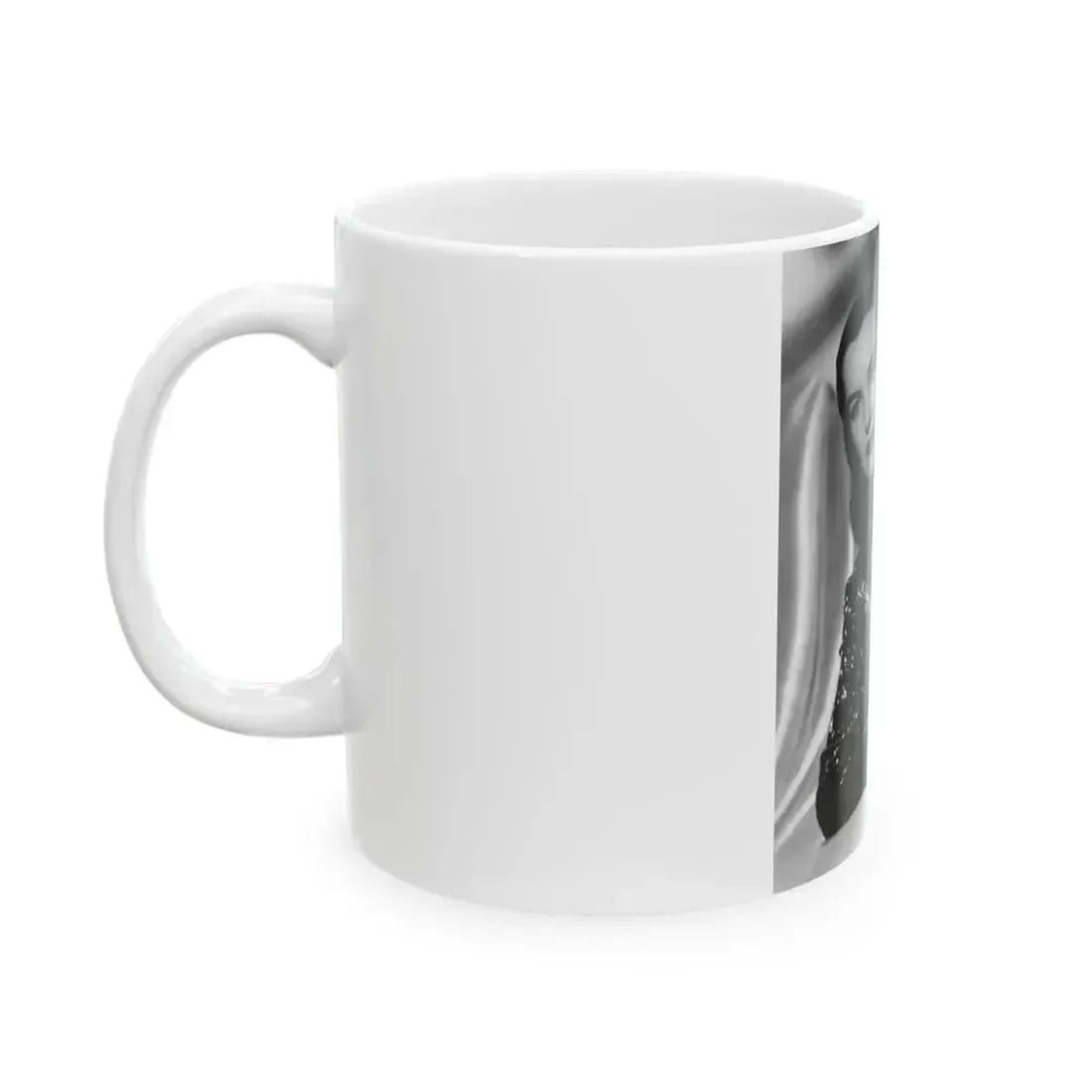 Ella Raines #72 (Vintage Female Icon) White Coffee Mug - Go Mug Yourself