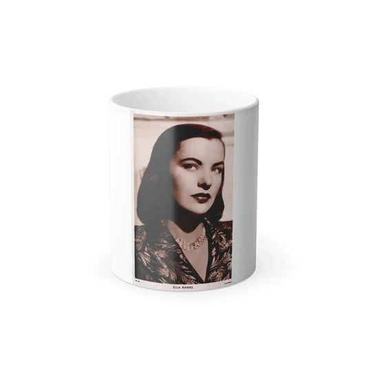Ella Raines #85 (Vintage Female Icon) Color Changing Coffee Mug 11oz - Go Mug Yourself
