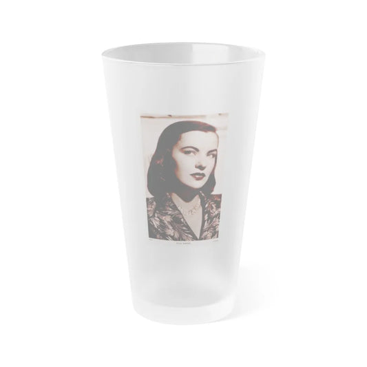 Ella Raines #85 (Vintage Female Icon) Frosted Pint Glass 16oz-16oz-Frosted-Go Mug Yourself