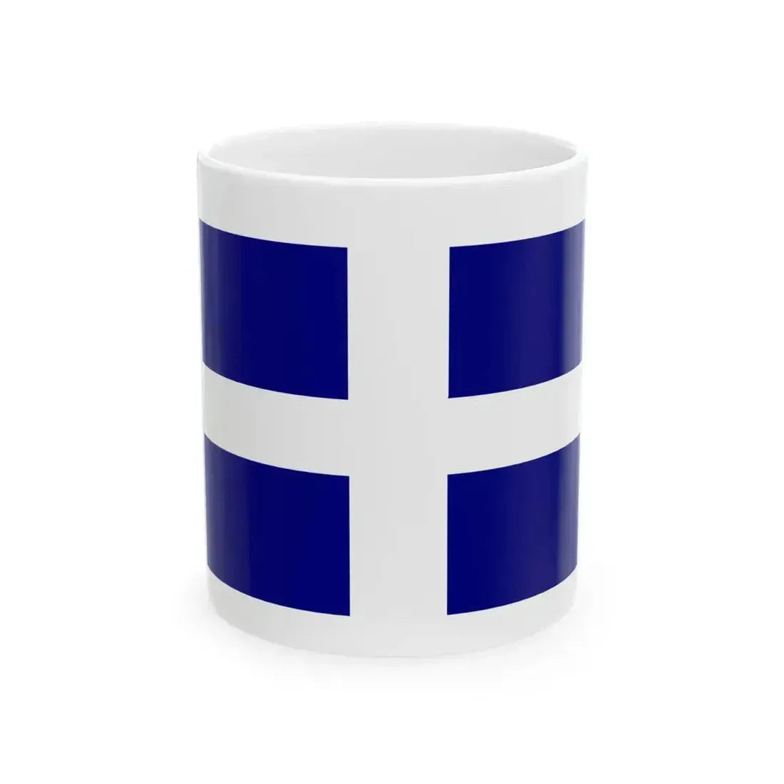 Ellas flag 1 (Greece) White Coffee Mug 11oz - Go Mug Yourself