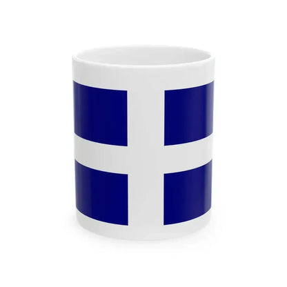Ellas flag 1 (Greece) White Coffee Mug 11oz - Go Mug Yourself