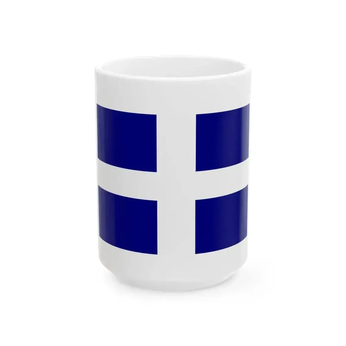 Ellas flag 1 (Greece) White Coffee Mug 15oz - Go Mug Yourself
